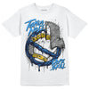 Jordan Spiz’ike Low “White/Obsidian” DopeSkill T-Shirt Takin No L's Graphic Streetwear - White