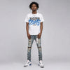 “True Blue” 3s DopeSkill T-Shirt Dope Dreams Graphic
