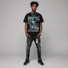 University Blue 14s DopeSkill T-Shirt Go Fund Yourself Graphic