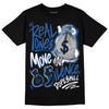 Jordan 11 Low “Space Jam” DopeSkill T-Shirt Real Ones Move In Silence Graphic Streetwear - Black