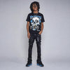 University Blue 14s DopeSkill T-Shirt Rebirth Graphic