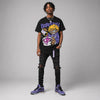 Lakers 4s DopeSkill Oversize Print T-Shirt Pour Up Graphic