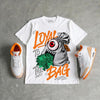 'Orange Citrus' 3s DopeSkill T-Shirt Loyal To The Bag Graphic