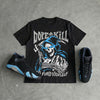 University Blue 14s DopeSkill T-Shirt Go Fund Yourself Graphic