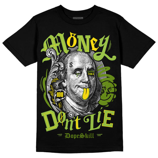 SB Dunk Low Chlorophyll DopeSkill T-Shirt Money Don't Lie Graphic Streetwear - Black