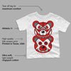 Cherry 12s DopeSkill Toddler Kids T-shirt Leather Bear Graphic