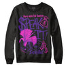 PURPLE Sneakers DopeSkill Sweatshirt Speak It Graphic Streetwear - black