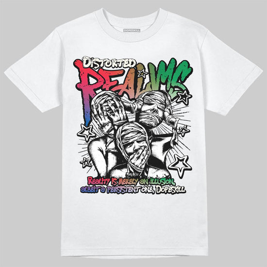 Jordan 11 City Pack “285” Atlanta DopeSkill T-Shirt Distorted Realms Graphic Streetwear - White
