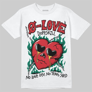Jordan 3 Mexico 'El Vuelo' DopeSkill T-Shirt Crying Heart Graphic Streetwear - White