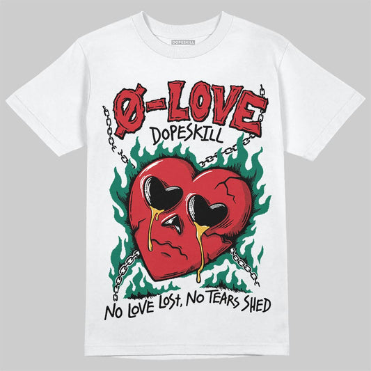 Jordan 3 Mexico 'El Vuelo' DopeSkill T-Shirt Crying Heart Graphic Streetwear - White