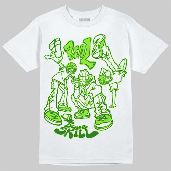 Neon Green Sneakers DopeSkill T-Shirt Real Y2K Players Graphic Streetwear - White