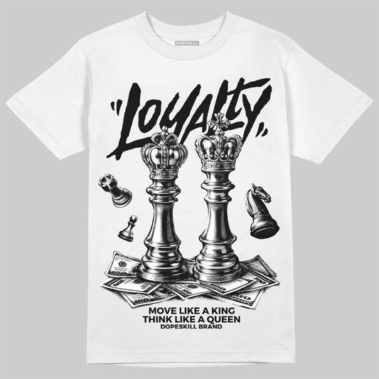 Jordan 6 "Cap and Gown" DopeSkill T-Shirt Loyalty Graphic Streetwear - White