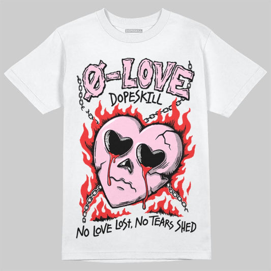 Awake NY x Air Jordan 5 Arctic Pink DopeSkill T-Shirt Crying Heart Graphic Streetwear - White