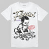 Jordan 17 Retro Low SP Infinite Archives DopeSkill T-Shirt Flexin' Graphic Streetwear - White