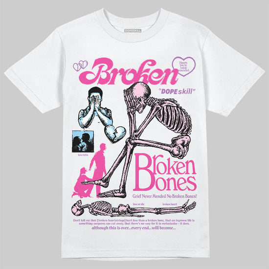 Jordan 6 “Doernbecher” DopeSkill T-Shirt Broken Bones Graphic Streetwear - White