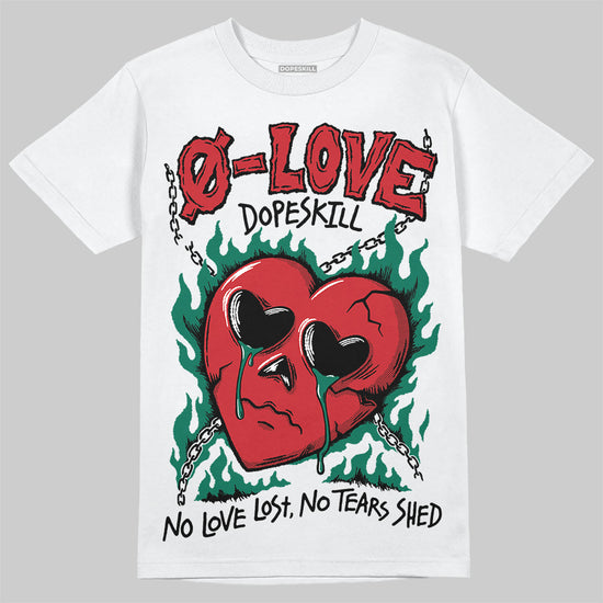 Jordan 5 ‘El Grito’ DopeSkill T-Shirt Crying Heart Graphic Streetwear - White