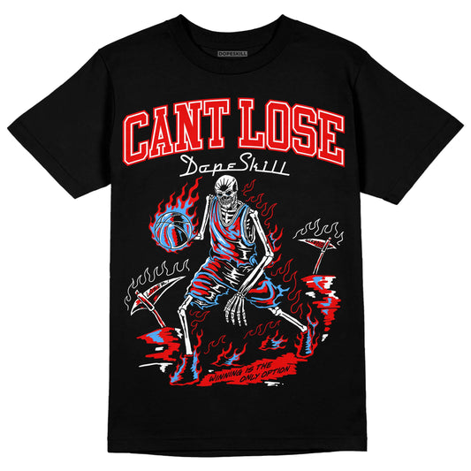 Jordan 11 Retro Cherry DopeSkill T-Shirt Cant Lose Graphic Streetwear - Black