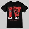 Jordan 4 Retro Toro Bravo DopeSkill T-Shirt IV Jordan 4 Graphic Streetwear - Black