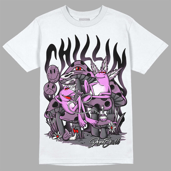 Jordan 2 “Mauve/Off-Noir” DopeSkill T-Shirt Chillin Graphic Streetwear - White