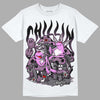 Jordan 2 “Mauve/Off-Noir” DopeSkill T-Shirt Chillin Graphic Streetwear - White