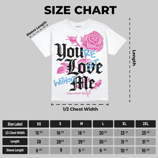Pink Collection DopeSkill Oversize Print T-Shirt You’re Lost Without Me Graphic