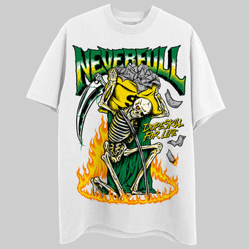 Dunk Low Reverse Brazil DopeSkill T-Shirt NeverFull Graphic Streetwear - White