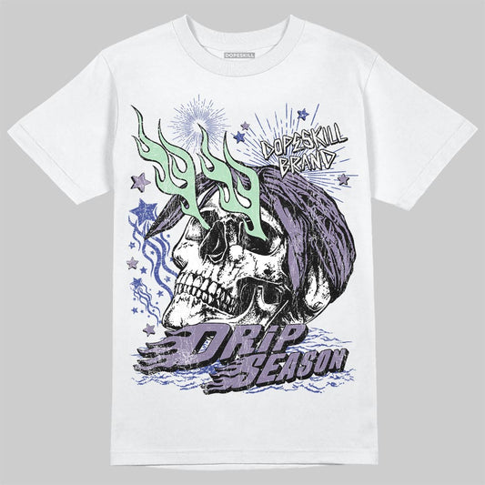 Jordan 1 Retro Low OG Zion Williamson Voodoo Alternate DopeSkill T-Shirt Drip Season Graphic Streetwear - White