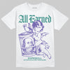 Jordan 5 OG “Grape” DopeSkill T-Shirt All Earned Graphic Streetwear - White