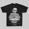 Olive Oversize Print Scared Money Don't Make No Money DopeSkill Graphic Premium T-shirt Streetwear - Black