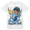 Jordan 1 High OG “First in Flight” DopeSkill T-Shirt Heaven Sent Graphic Streetwear - White