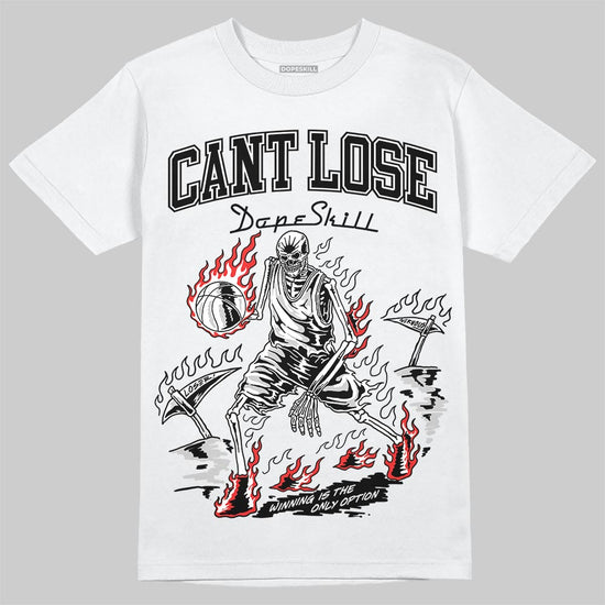 Air Foamposite One 'Triple White' DopeSkill T-Shirt Cant Lose Graphic Streetwear - White