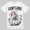 Air Foamposite One 'Triple White' DopeSkill T-Shirt Cant Lose Graphic Streetwear - White