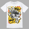 Yellow Sneakers DopeSkill T-Shirt Don't Quit Graphic Streetwear - White