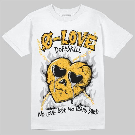 Jordan 5 'Tokyo' DopeSkill T-Shirt Crying Heart Graphic Streetwear - White