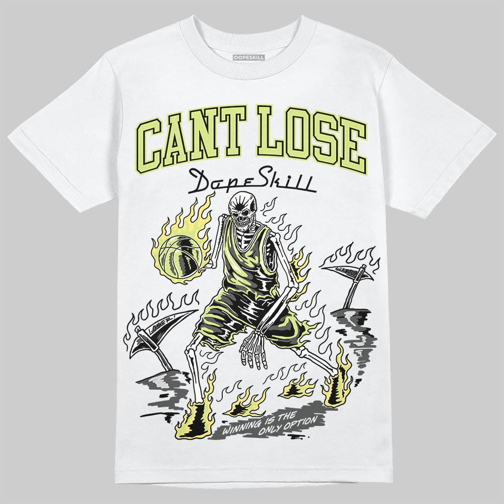 Jordan 4 GS “Light Lemon Twist” DopeSkill T-Shirt Cant Lose Graphic Streetwear - White
