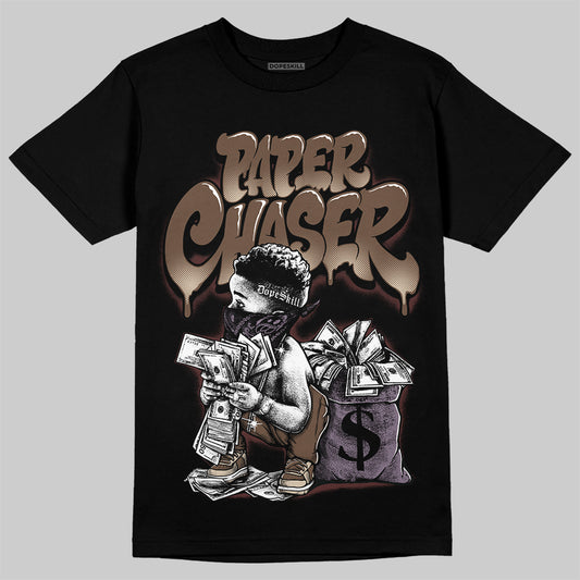 A Ma Maniére x Air Jordan 4 “Dark Mocha” DopeSkill T-Shirt Paper Chaser Boy Graphic Streetwear - Black