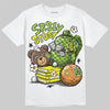 Neon Green Sneakers DopeSkill T-Shirt SRSLY Study Graphic Streetwear - White 