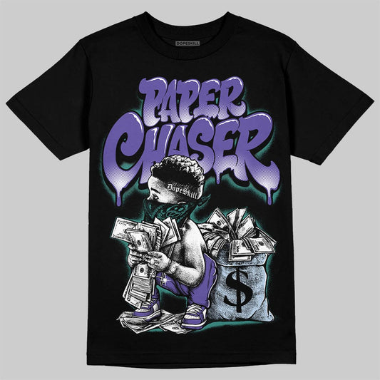 Jordan 5 OG “Grape” DopeSkill T-Shirt Paper Chaser Boy Graphic Streetwear - Black