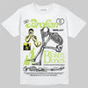 Jordan 13 Retro Bright Cactus DopeSkill T-Shirt Broken Bones Graphic Streetwear - White