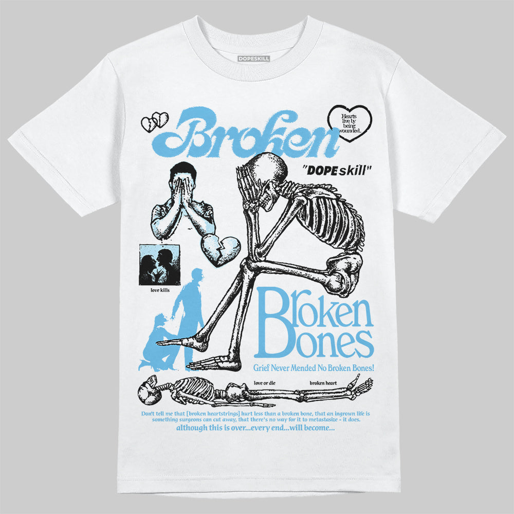 Dopeskill 11 Jordan 11 Legend Blue T-Shirt| Broken Bones DopeSkill Streetwear ...