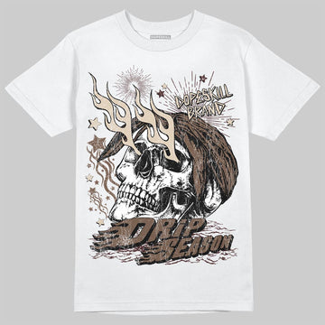 A Ma Maniére x Air Jordan 4 “Dark Mocha” DopeSkill T-Shirt Drip Season Graphic Streetwear - White