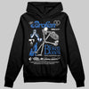 Jordan 12 “Blueberry” DopeSkill Hoodie Sweatshirt Broken Bones Graphic Streetwear - Black