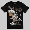 New Balance 204L Mushroom DopeSkill T-Shirt Fear Fuels The Hustle Graphic Streetwear - Black