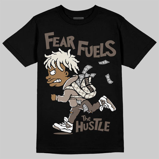 New Balance 204L Mushroom DopeSkill T-Shirt Fear Fuels The Hustle Graphic Streetwear - Black