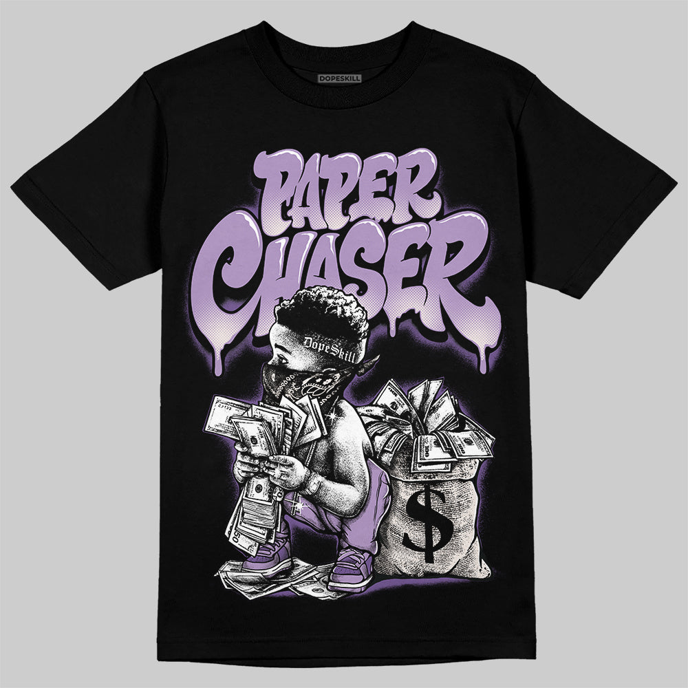 Jordan 10 WMNS “Hydrangeas” DopeSkill T-Shirt Paper Chaser Boy Graphic Streetwear  Black