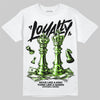 Neon Green Sneakers DopeSkill T-Shirt Loyalty Graphic Streetwear - White