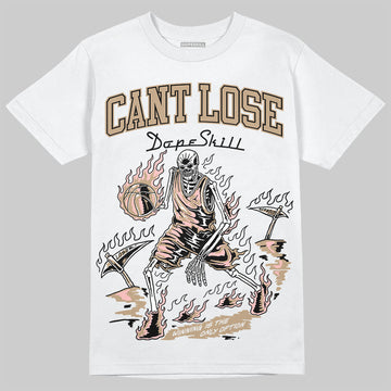 Nike Air Force 1 Low Canvas “Linen” DopeSkill T-Shirt Cant Lose Graphic Streetwear - White