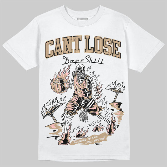 Nike Air Force 1 Low Canvas “Linen” DopeSkill T-Shirt Cant Lose Graphic Streetwear - White