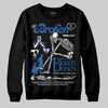 Jordan 12 “Blueberry” DopeSkill Sweatshirt Broken Bones Graphic Streetwear - Black