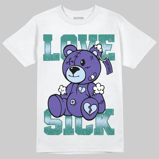 Jordan 5 OG “Grape” DopeSkill T-Shirt Love Sick Graphic Streetwear - White